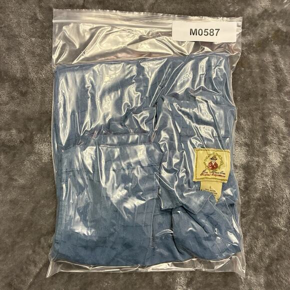 Joe Marlin Shirt Mens Large Blue Tropical Hawaiian Resort Causal Beach Aloha - Picture 8 of 8